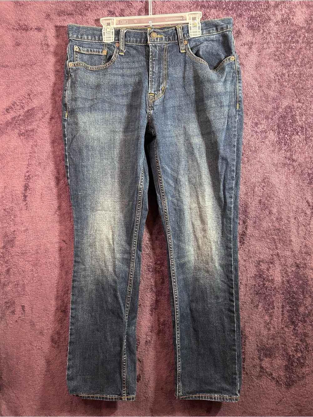 Old Navy Men's Straight-Leg Blue Denim Jeans
